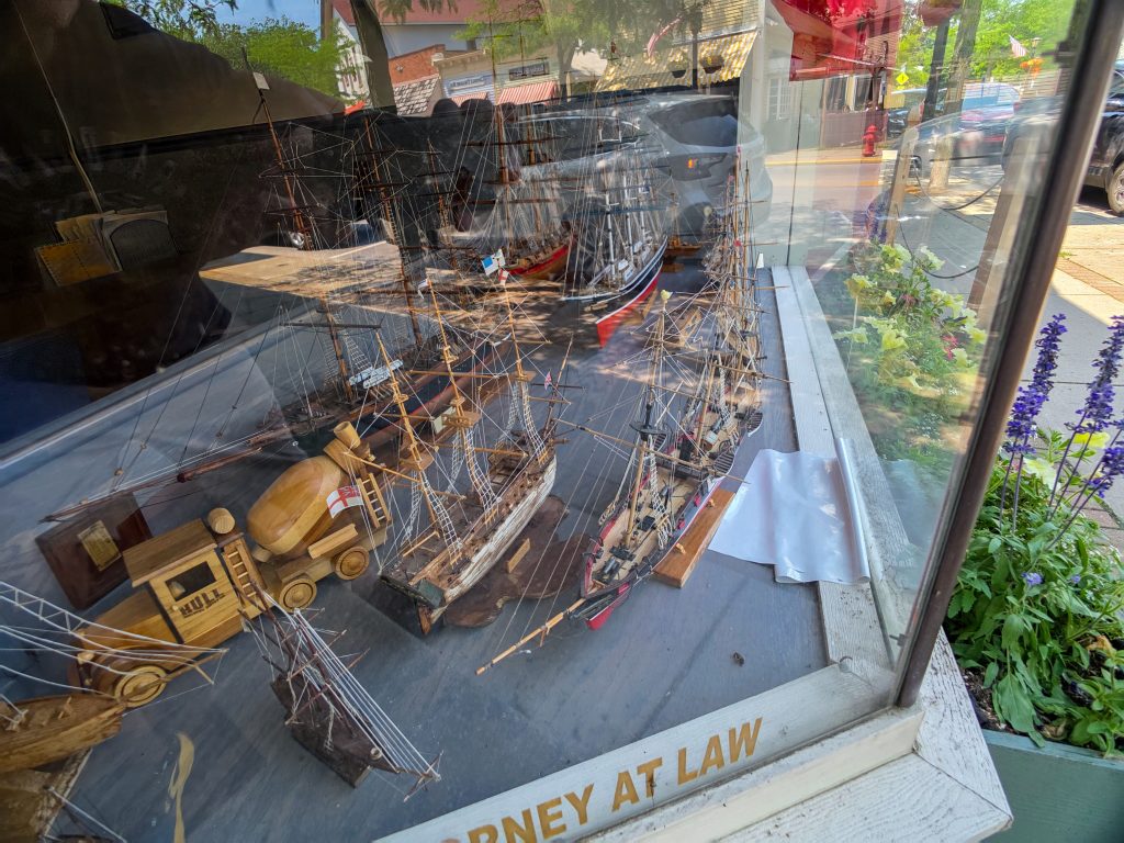 An interestng office front in Vermilion Ohio