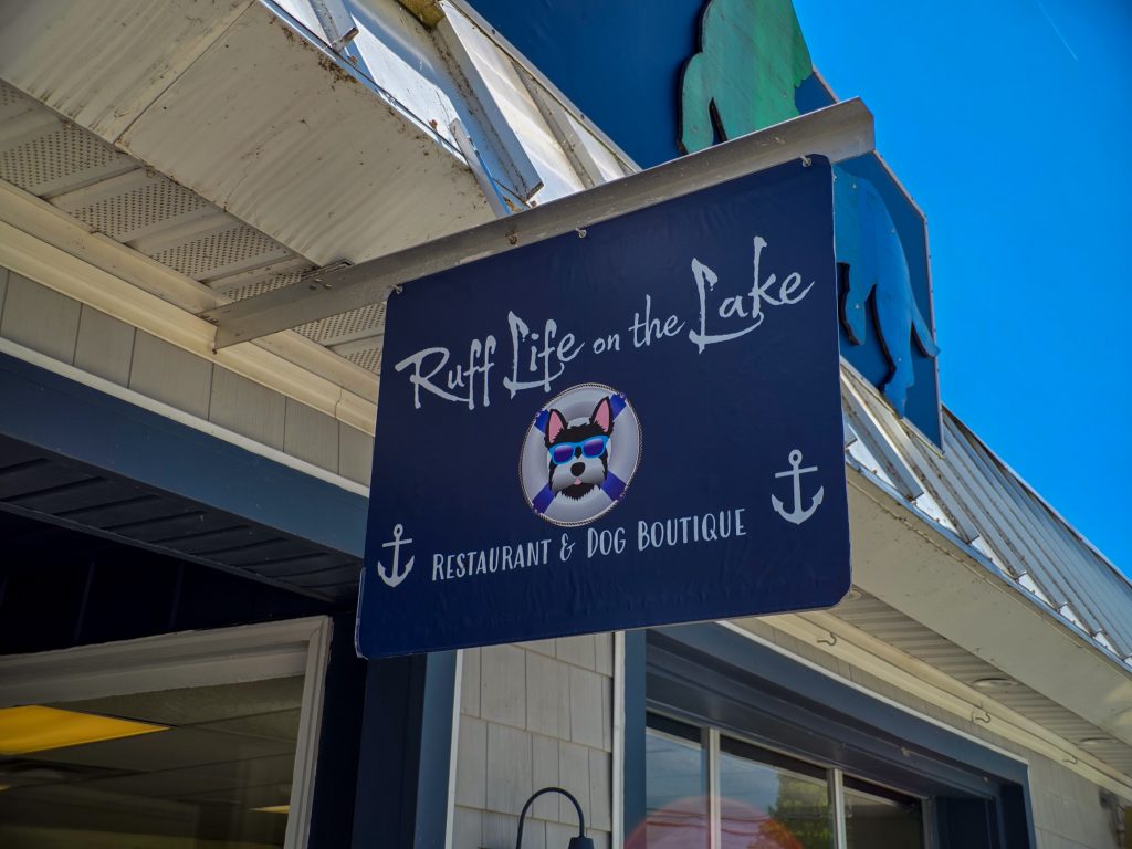 Ruff Life on the Lake restaurant exterior