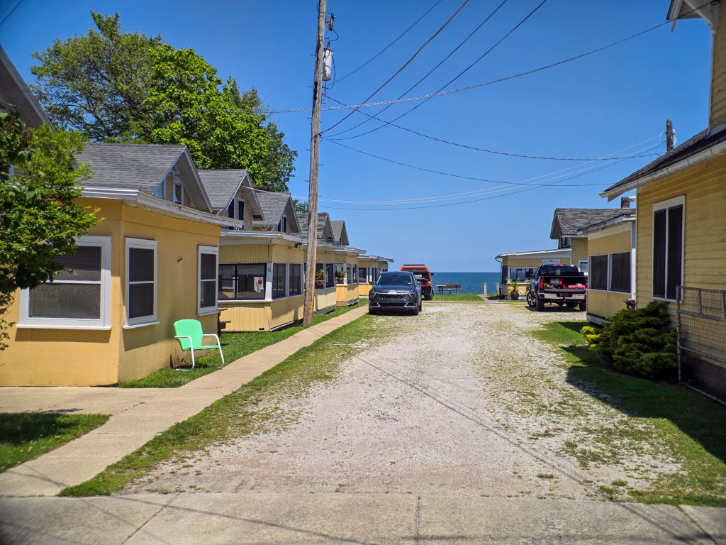 Allen’s cottages near Lake Erie
