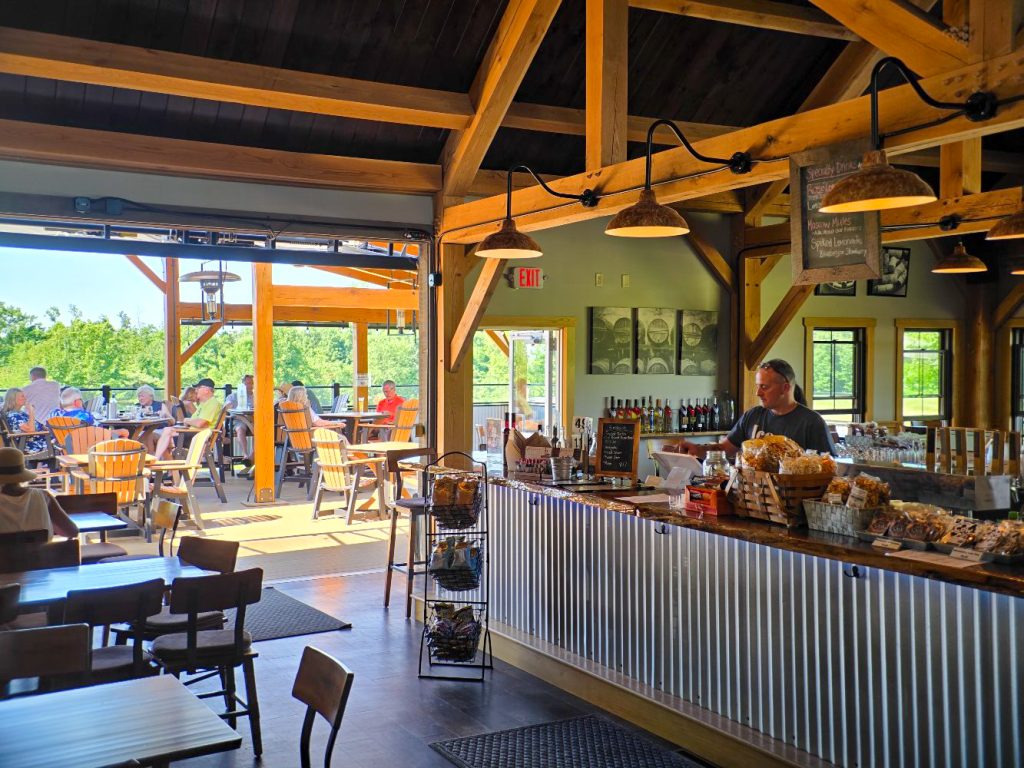 Cask 307 tasting room and patio