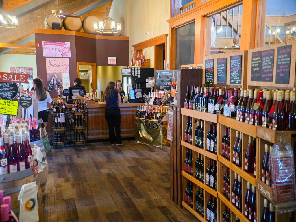 Ferrante Winery tasting room