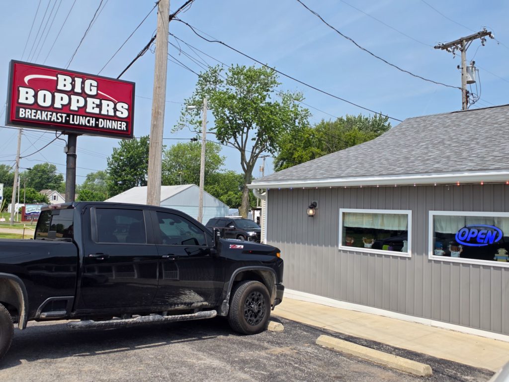 Big Bopper’s Diner exterior on Route 163 Marblehead Ohio