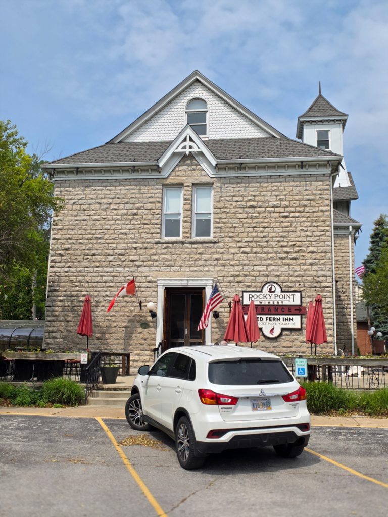 Rocky Point Winery and Red Fern Inn building on Marblehead Peninsula