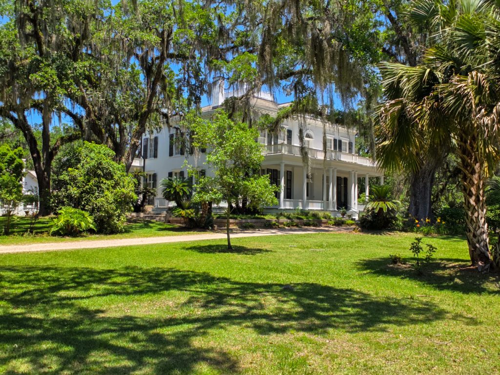 Historic Goodwood Mansion exterior in Tallahassee Florida