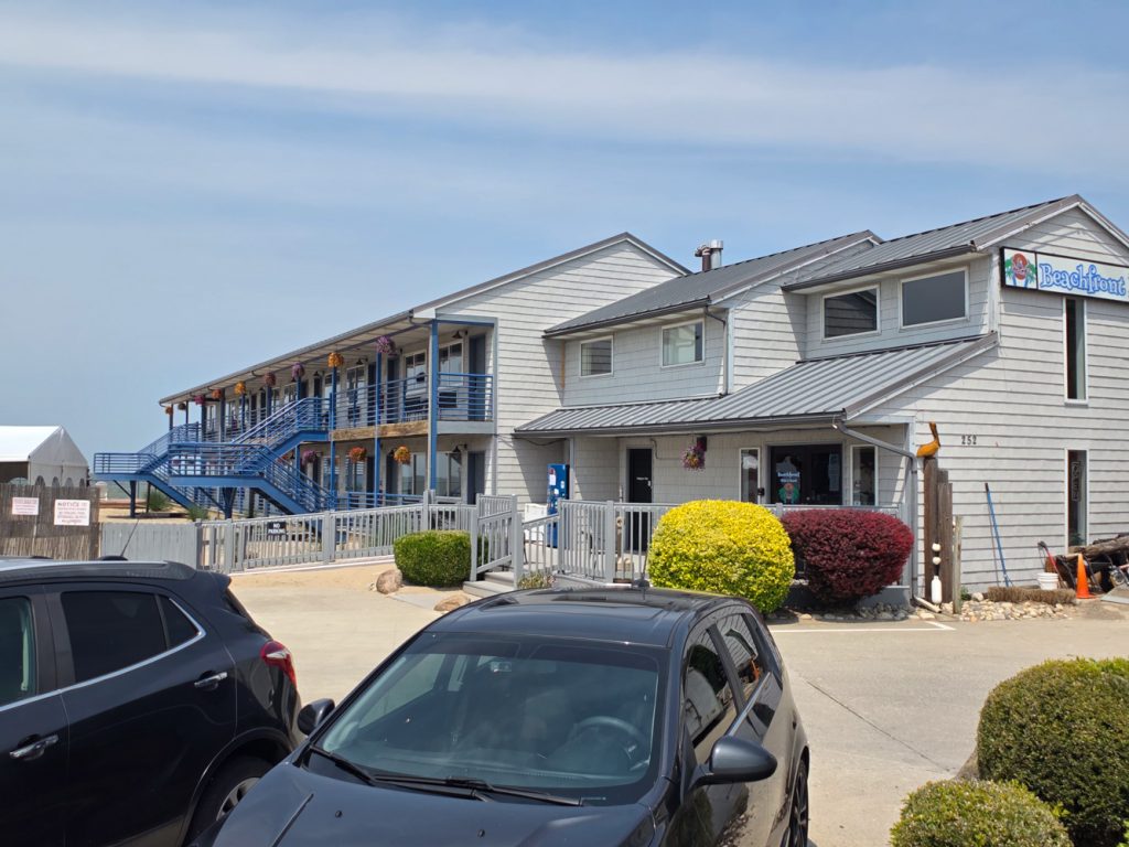 Dock’s Beach House Motel and Resort on the beach in Port Clinton Ohio